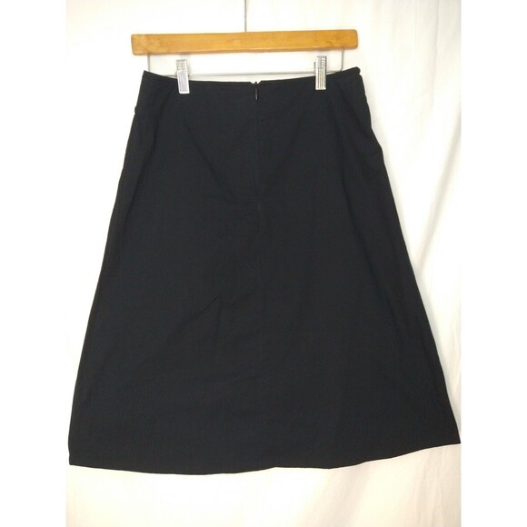 Zero Zero Size Small Black A-line Skirt Sequins Beads Embroidery - Picture 3 of 8